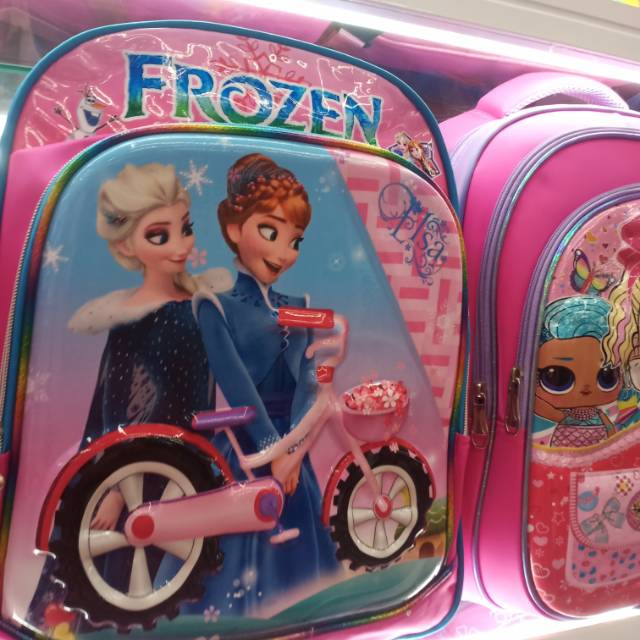 Ice and snow bags, satchel satchel, children's schoolbag cute thumbnail