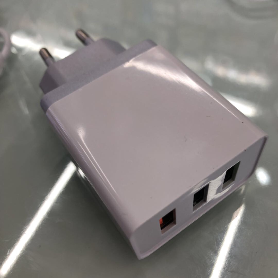 智能数显一拖三多口头能冲通用魅族小米手机苹果三星平板充电头器细节图