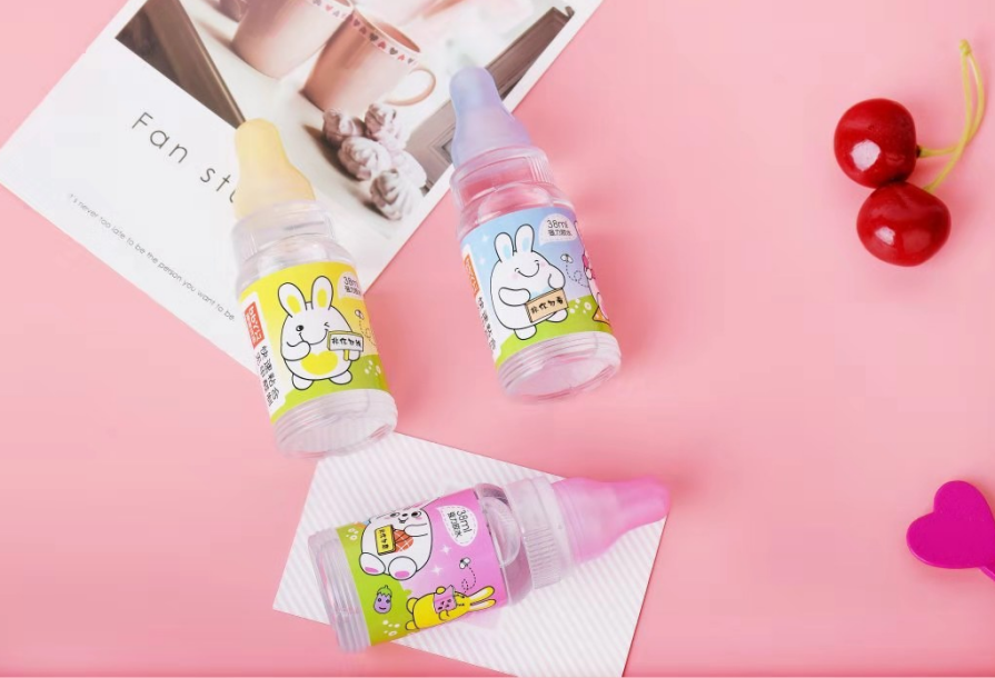 Student strong high-viscosity cartoon liquid glue, high-viscosity glue, student handcrafted special glue, office glue details Picture