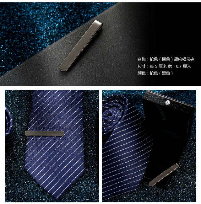 High-end men's formal ties, polyester ties, wide factory direct sales, ties in multiple colors and styles details Picture