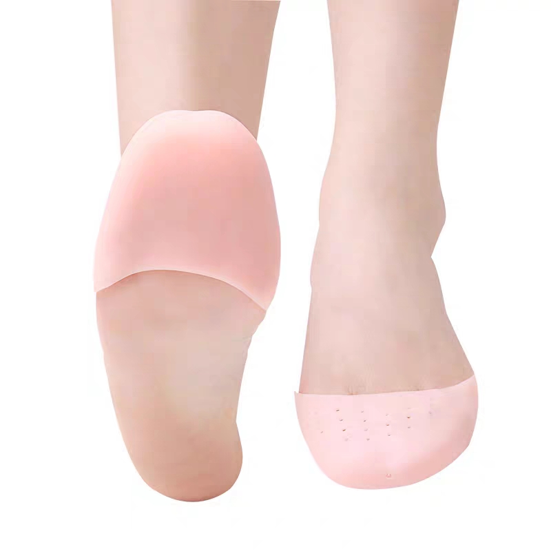 加厚防痛半码垫女式高跟鞋前掌袜子柔软舒适防滑硅胶脚掌产品图