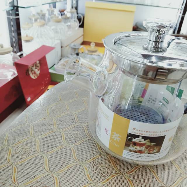 Health Pot Office Small Automatic Thickening Glass Health Flower Teapot Home Multi-Functional Tea Maker details Picture