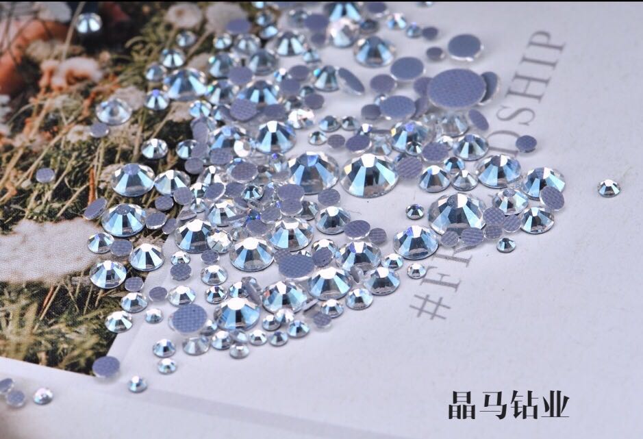 White SS20 imitation Austrian diamond, premium diamond, nail drill, DIY diamond, ironing drill, factory direct sales Specification image