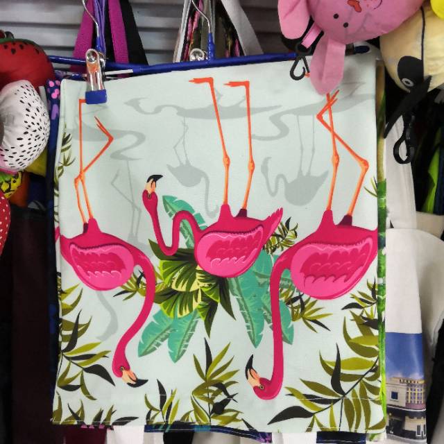 En stock venta al por mayor venta directa de fábrica bolsa de compras ecológica bolsa de publicidad muestra personalizada estilo flamenco