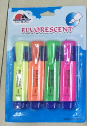 Factory Direct Sales Single Head Highlighter Marker Pen Express Pen Color Combination Tasteless Students Use To Remember Key Points Specification drawing