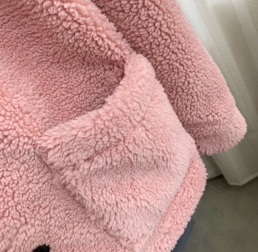 女士时尚潮流百搭保暖仿皮草外套细节图