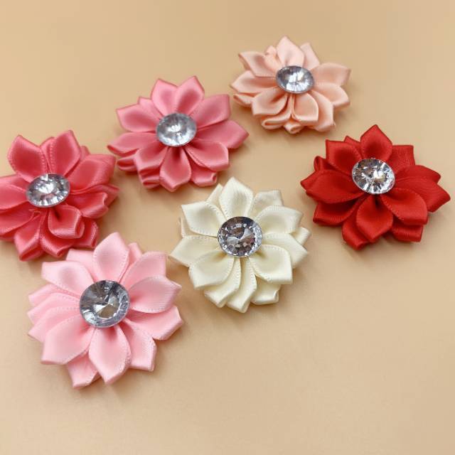 4cm hand stitch 14 corners plus diy children's hair ornament hair hoop corsage manual floret thumbnail