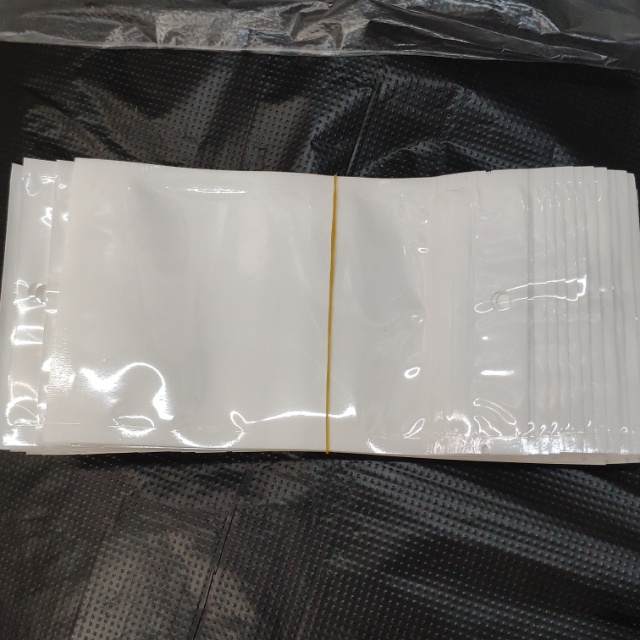 OPP不干胶白色自粘袋定做透明塑料袋，多尺寸，批发定制