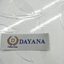 厂家直销服装网格布艺水洗标可定制logo