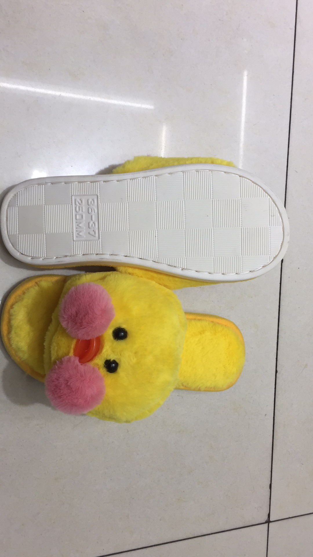 Yellow Slippers Comfortable Soft Children's Shoes New Baby Shoes Explosive Girls Shoes Exquisite