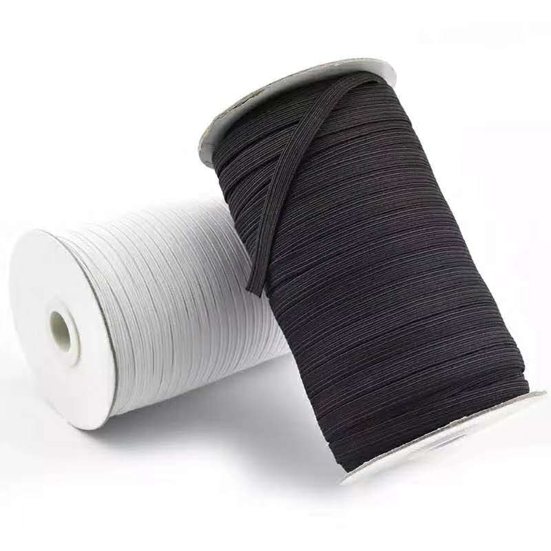 Elastic Band Black And White Color Thicker And Wider Elastic Rope Loosening Tendon details Picture