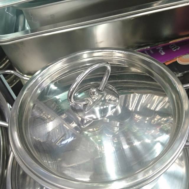 Stainless steel soup pot, daily necessities steamer details Picture