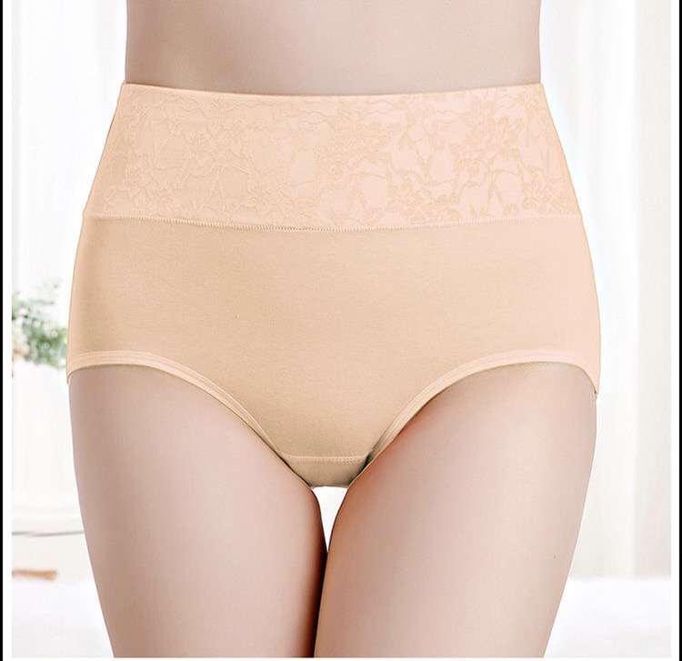 95% Cotton Women's Panties High-Waisted Printed Panties Women's Sense Plus Size Women's Briefs Specification drawing