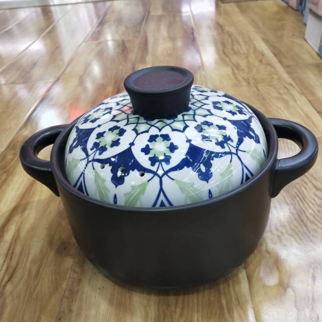 陶瓷花纹时尚砂锅