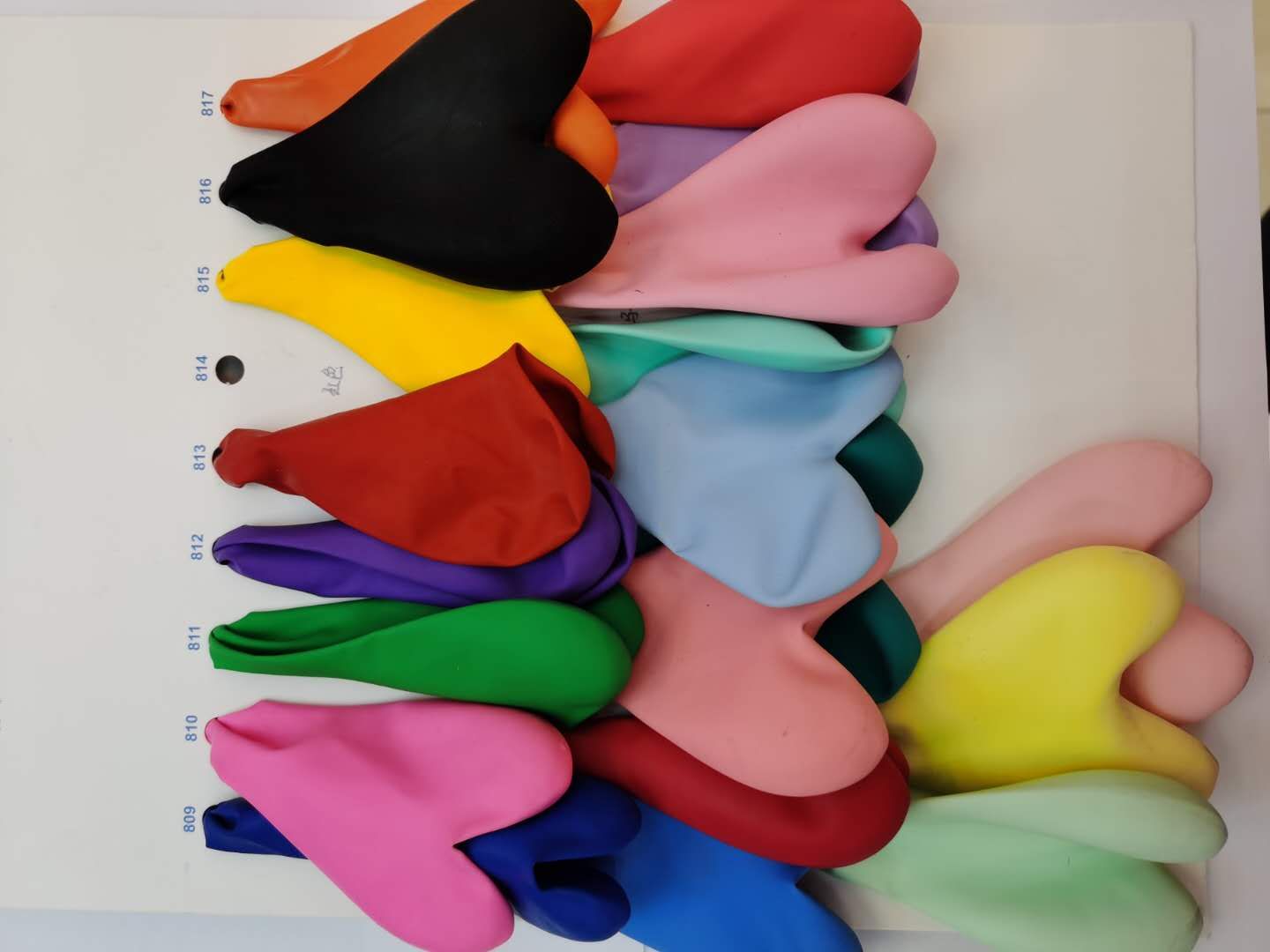 12-inch heart-shaped light board balloons, latex balloons, advertising balloons, wedding party supplies, patterns can be customized details Picture