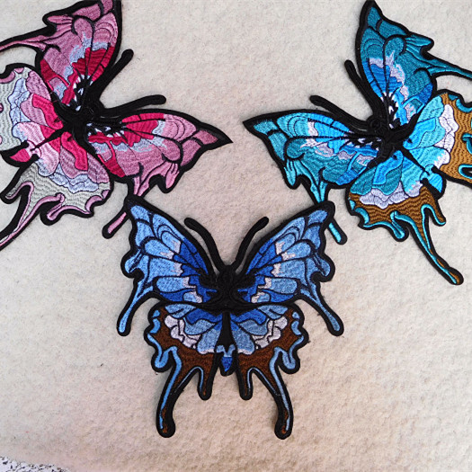 Color Cotton Bottom Butterfly Handmade Diy Clothing Outer Patch Patch Hoodie Decorative Accessories