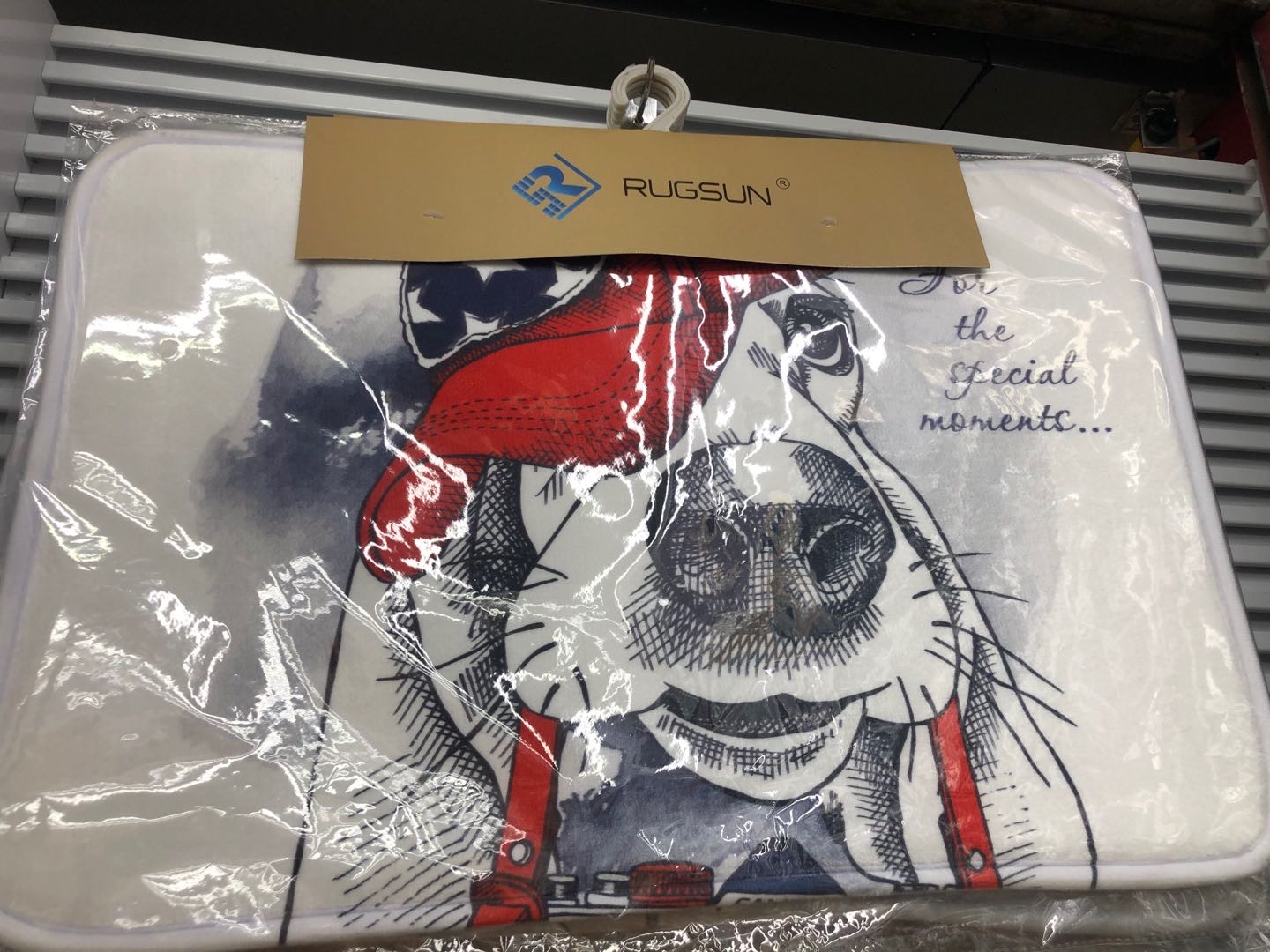 狗地垫浴室防滑垫门垫卧室进门门口脚垫地毯吸水垫子卫生间地垫