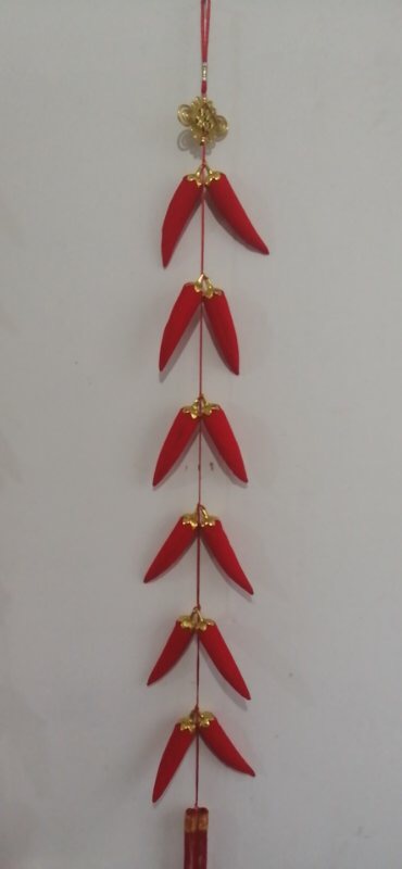 新款大红12头辣椒串婚庆节庆家居装饰乔迁