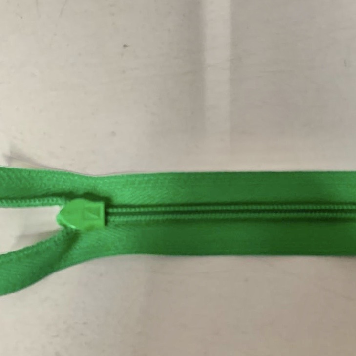 Pants zipper accessories Nylon zipper closed short pull lock clothes pocket men's trousers front zipper green zipper details Picture