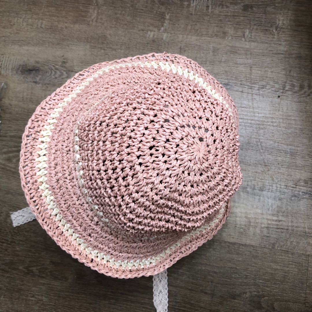 Summer Children's Straw Hat Shade Beach Hat Children's Fashion Sun Hat details Picture