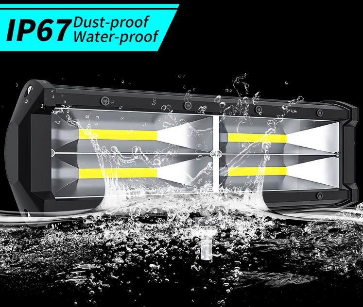 Work Light Cob144w High Light High Power Truck Specification drawing