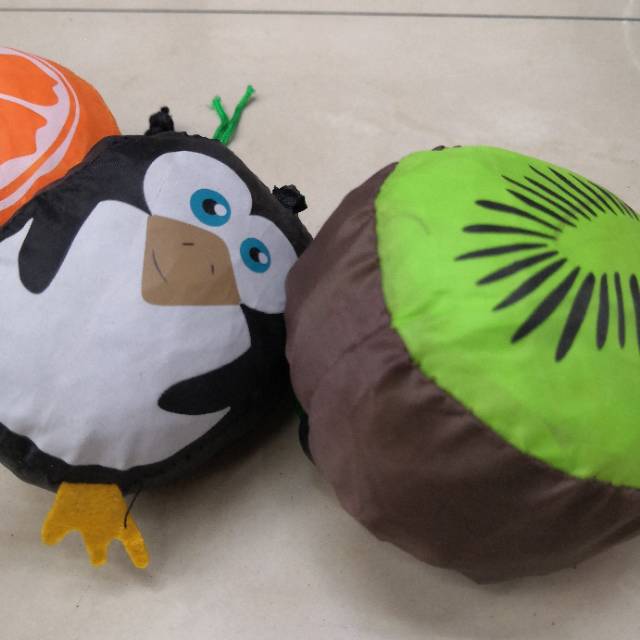 布偶款可折叠手提袋现货批发厂家直销环保购物袋广告袋来样定做产品图