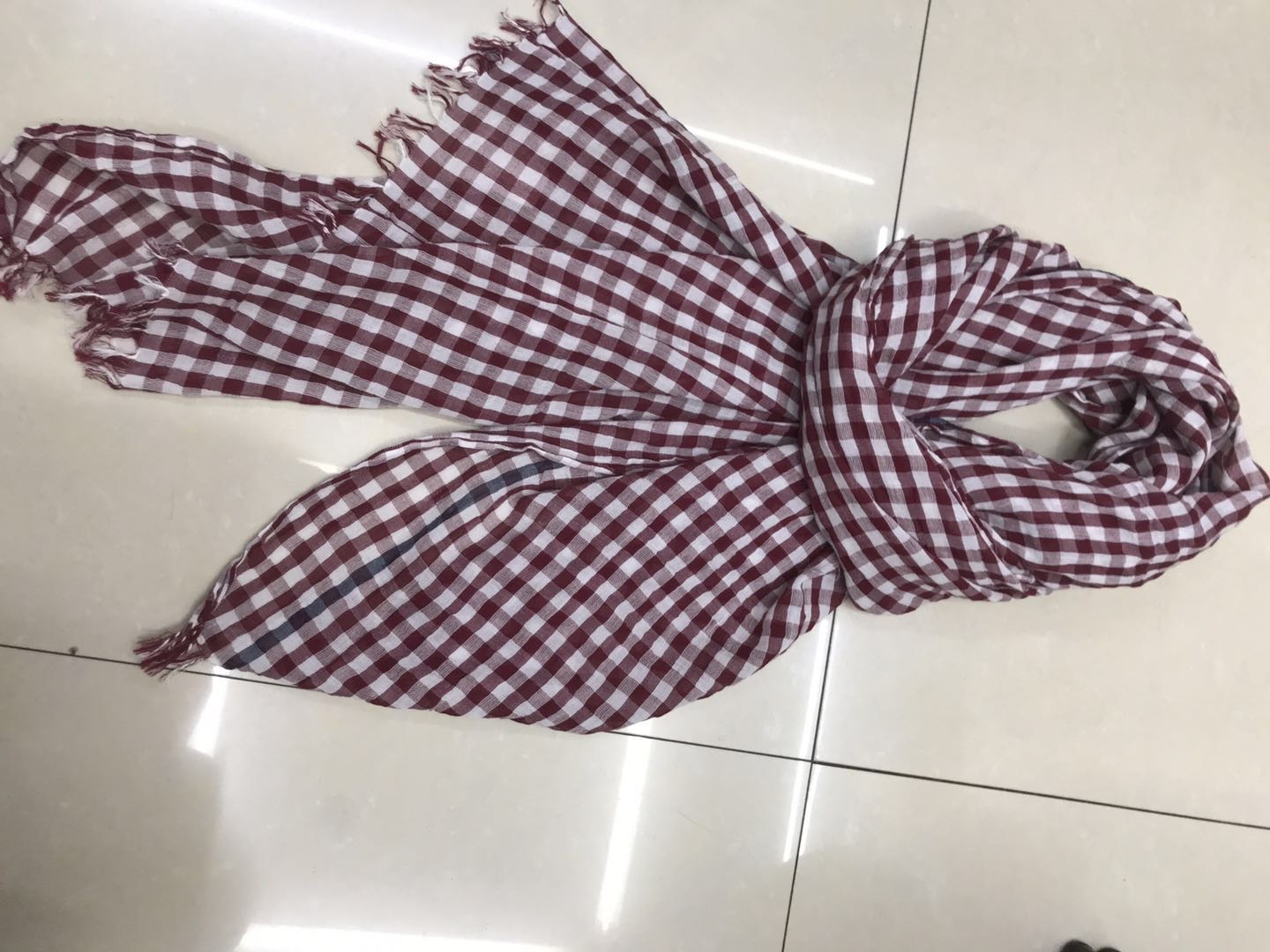 Women's Scarf Fashion Everything Trend Burst Cotton Plaid
