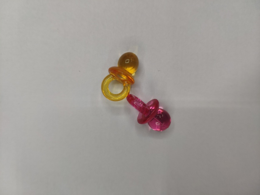 DIY jewelry accessories Cartoon pacifiers, colorful transparent jewelry accessories 11 Specification image