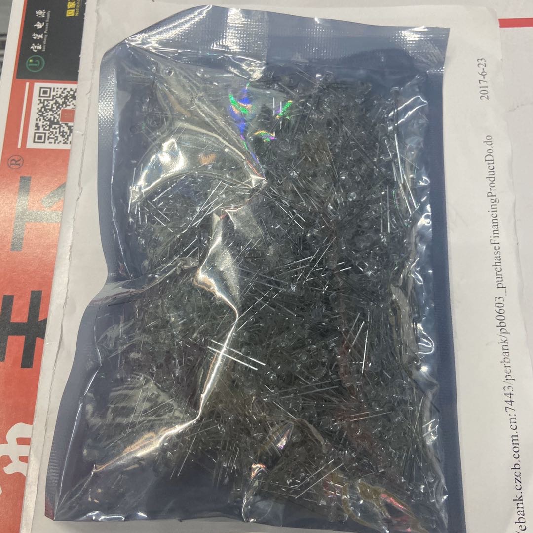 迷你小灯泡底座灯发光制作材料电池七彩灯闪灯LED电子灯珠装饰F3蓝灯细节图