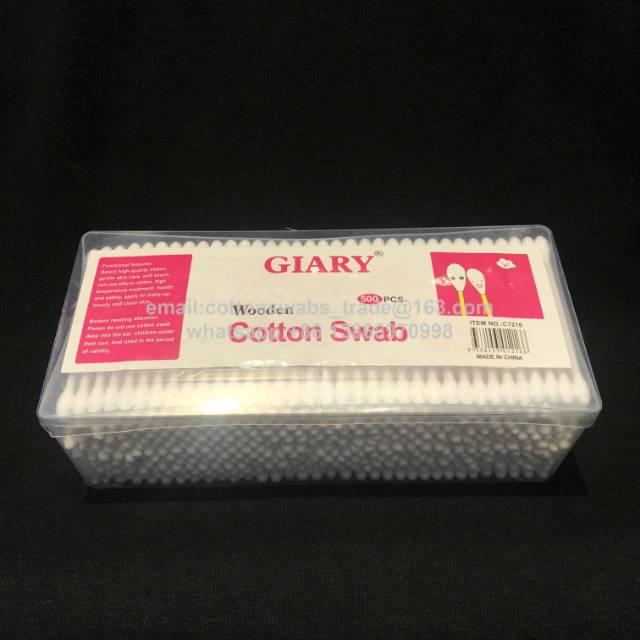 Disposable Paper Rod Square Box Cotton Swabs 800 Sets Of Manufacturers Direct Sales Xin Huilai Cotton Swabs Factory