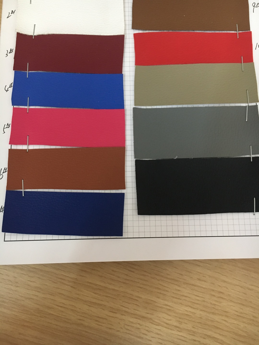 Factory direct sales of the 20-year-old new pu104 luggage material, decorative leather and transfer leather Specification image