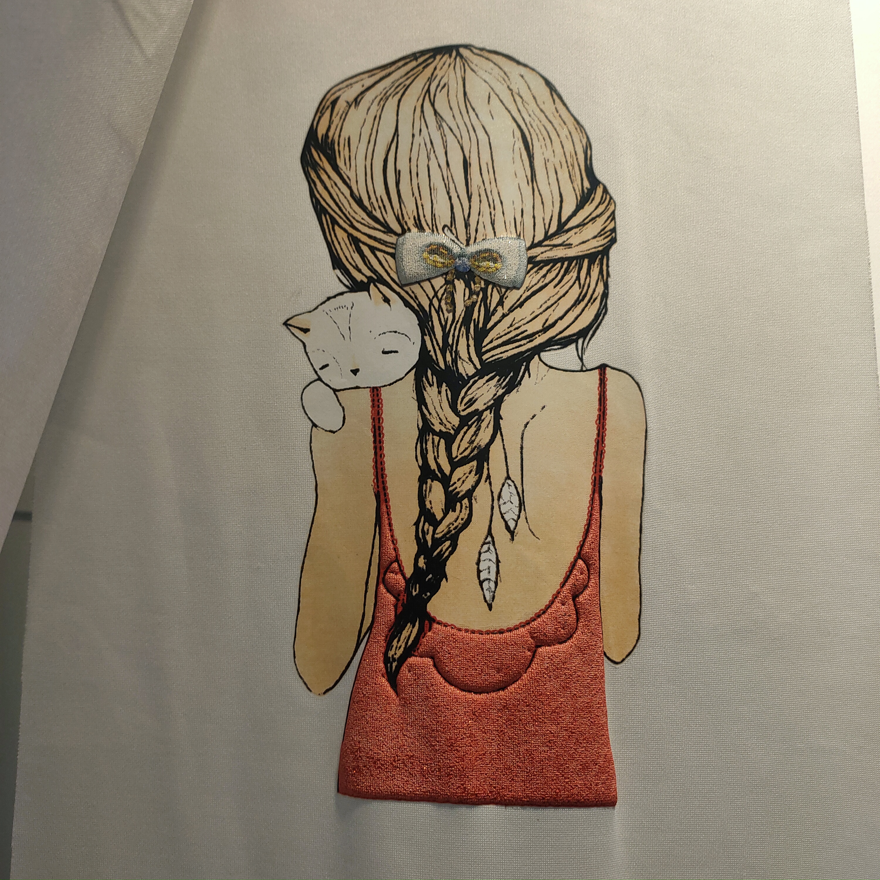 定制鞋袜箱包立体烫画热转印t恤 高弹耐水洗