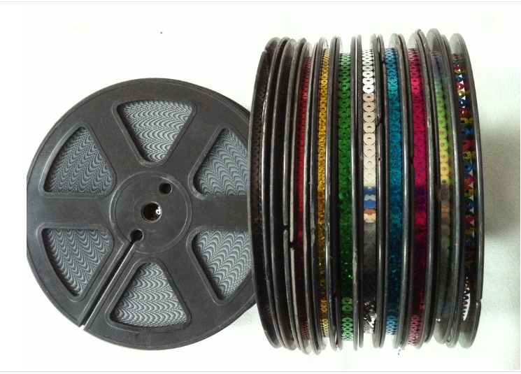 亮片绣珠片绣花加工电脑绣花加工厂刺绣布贴定制