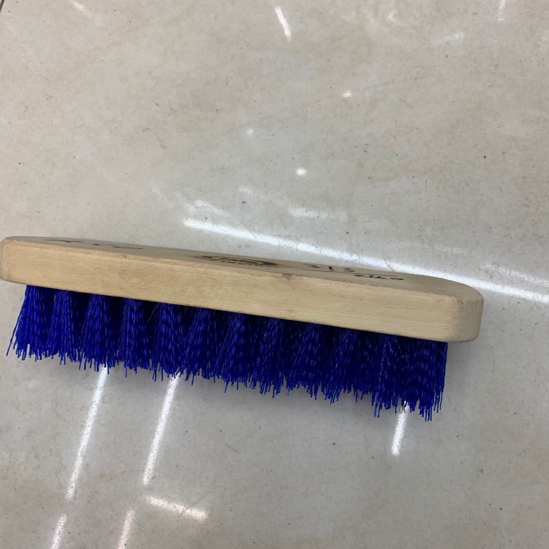 蓝色刷子清洁刷洗衣刷