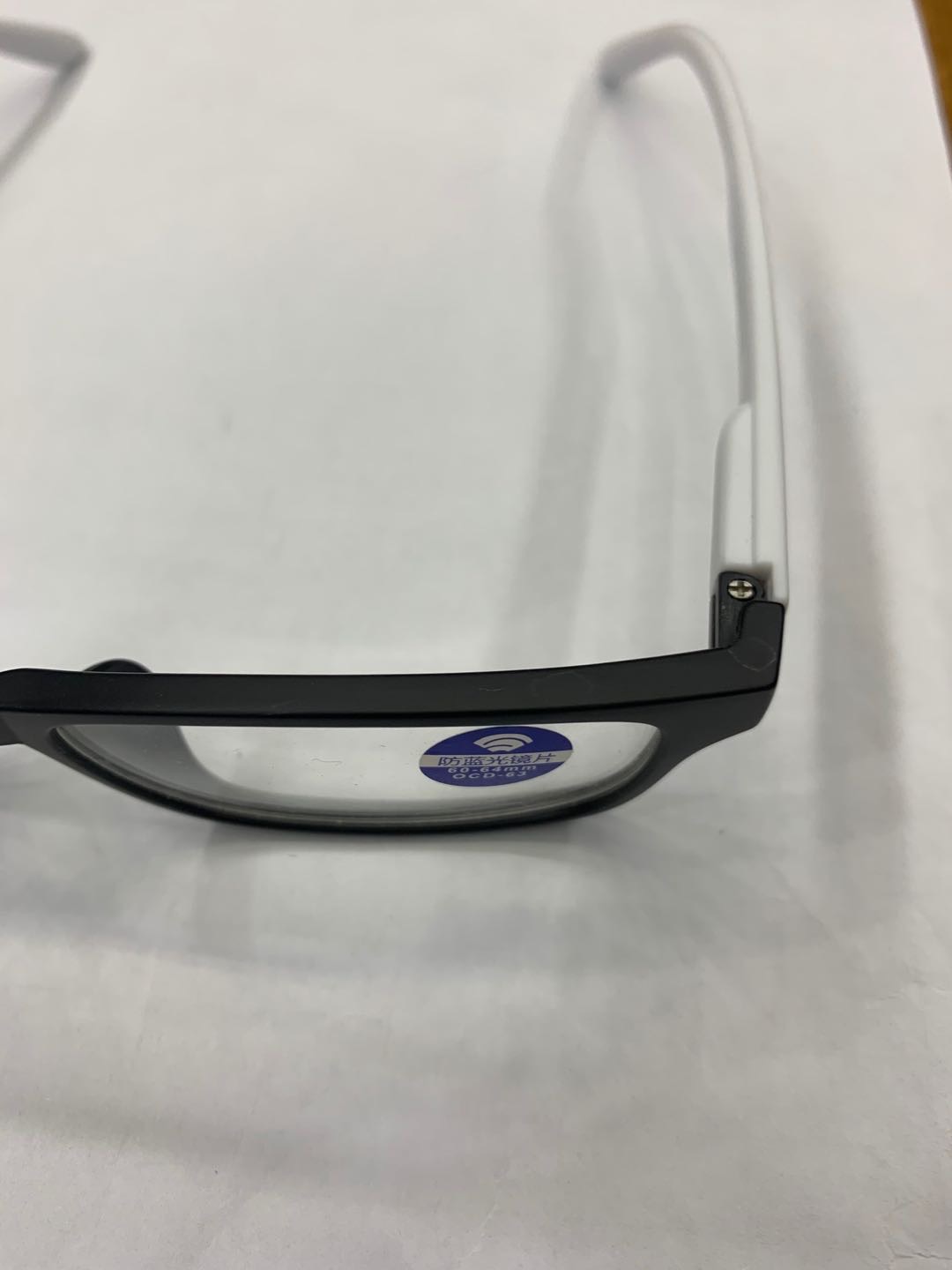 Classic black-framed square full-frame myopia glasses and plain glasses Specification image