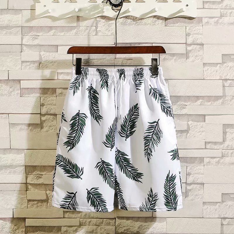 Beach Pants Men And Women Trend Couples Beach Casual Plus Size Shorts Swimming Speed Dry Rope Fifth Pants
