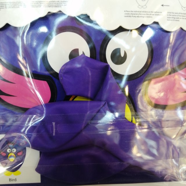 Purple aluminum foil balloons for the party Specification image