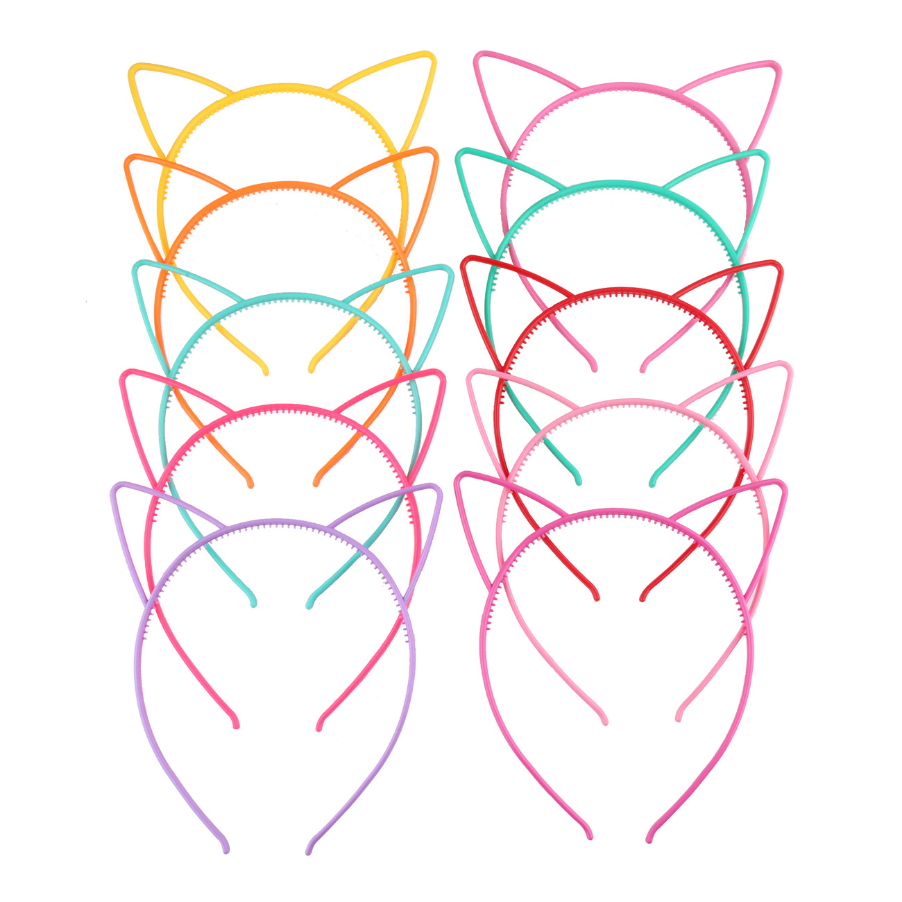 Manufacturers direct cartoon children hairpin accessories wholesale Europe and The United States South Korea hair accessories plastic cat ear hair band thumbnail