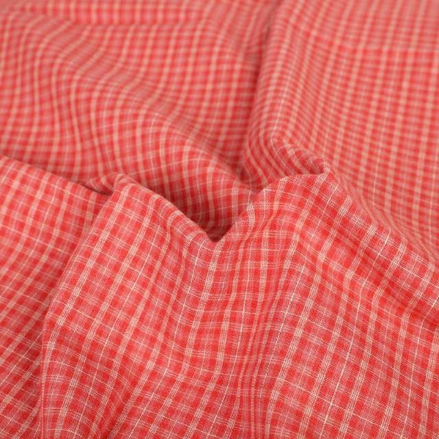 新款全棉布料格子布多色服装布料厂家直销细节图