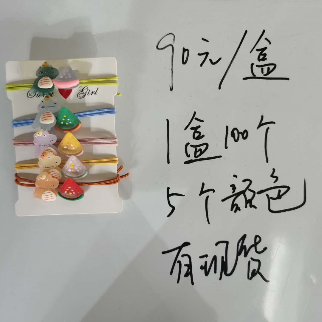 A cute little dinosaur with watermelon skin bands in a new Korean fashion hair band for women