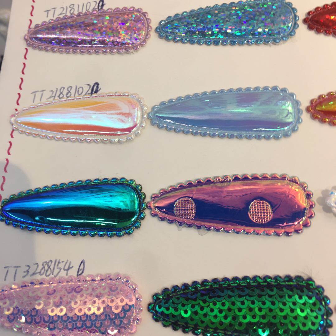 Korean-style fashionable PVC headwear bb clip with colorful diamonds details Picture