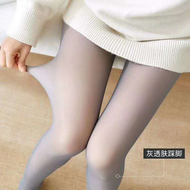 女士春秋袜子天鹅绒连裤袜防勾丝光腿神器打底