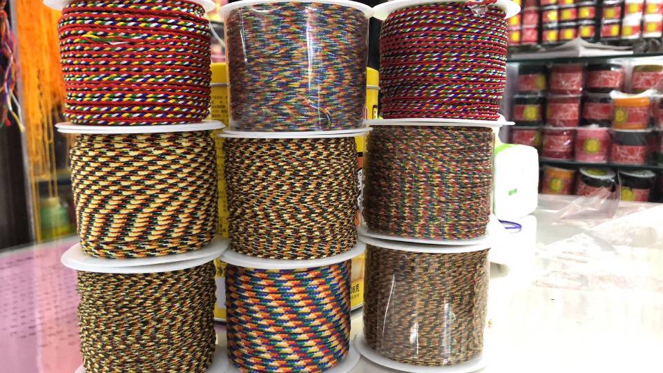 Factory direct sales of handmade diy five-color threads