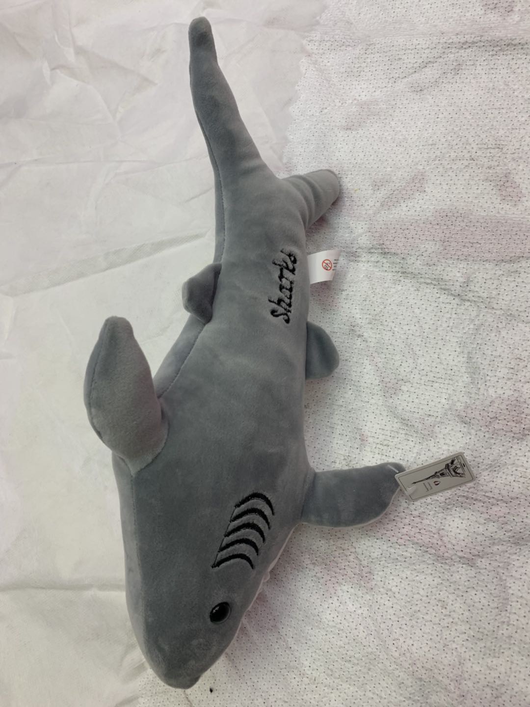 Plush shark toy, a safe birthday gift for children