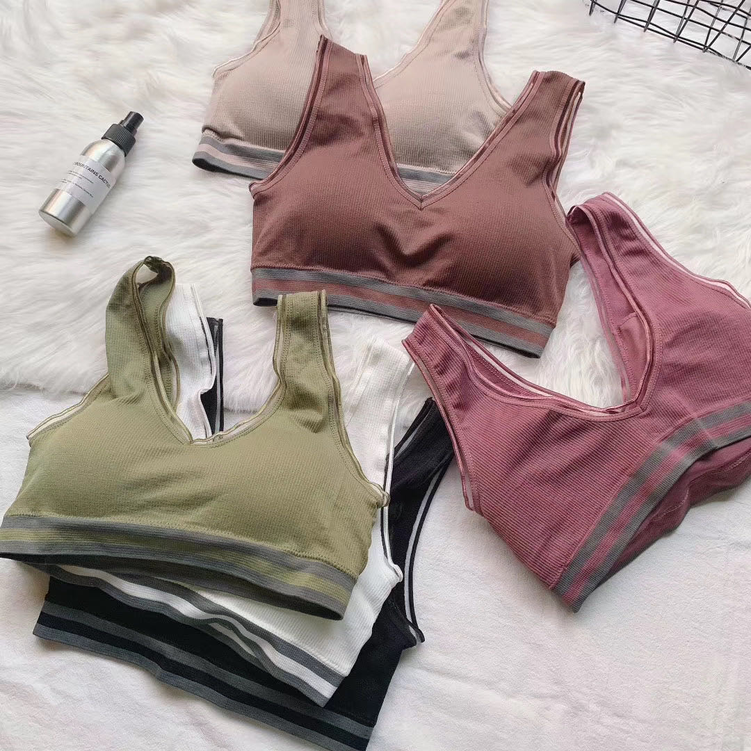 Women's Bra Beauty Back Wide Strap Fashion Everything Comfortable Breathable Series Bra Underwear