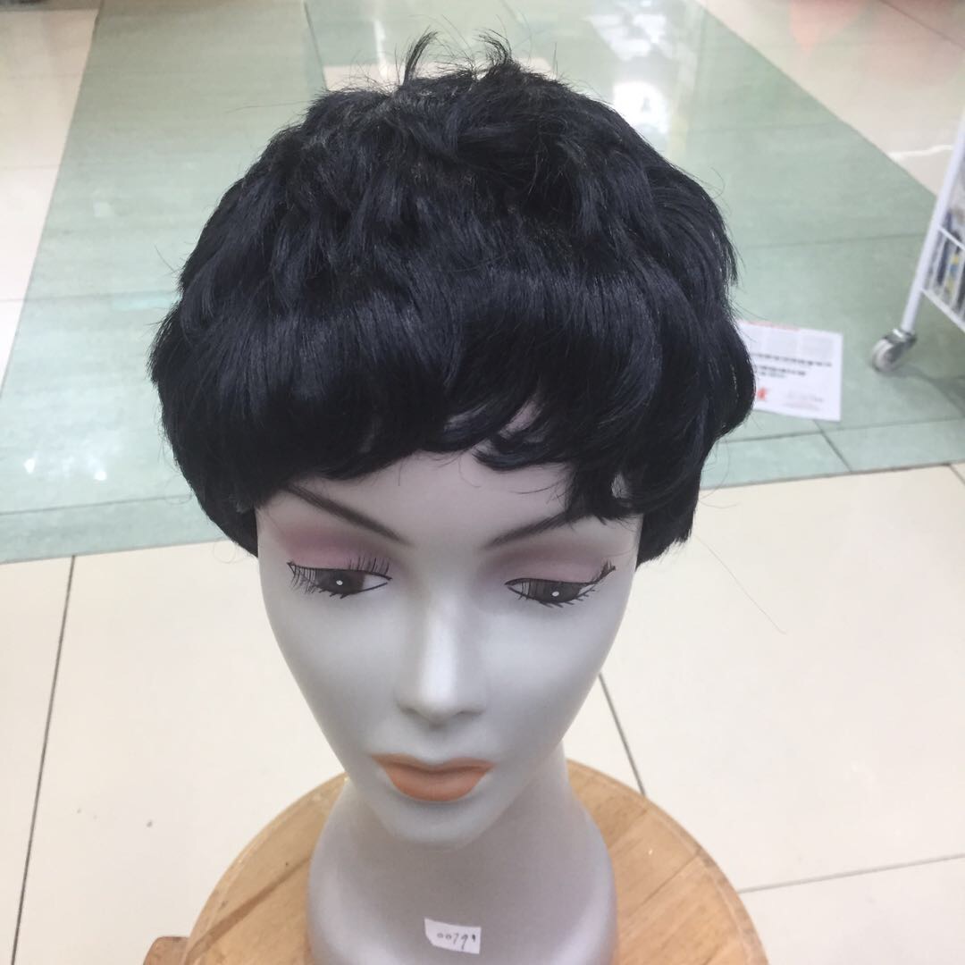 工厂直销非洲热销短发假发头套仿真发发包发套帽子