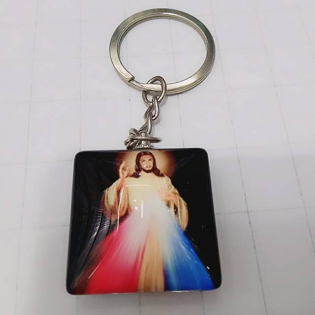 基督冰箱贴吊坠耳坠钥匙水晶挂件头饰