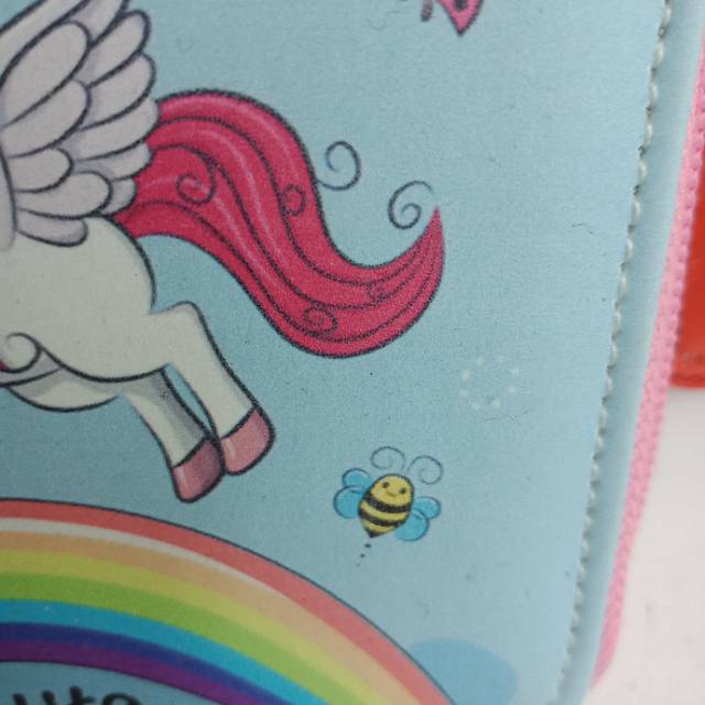 Little Pegasus pattern coin purse for little girls Specification image