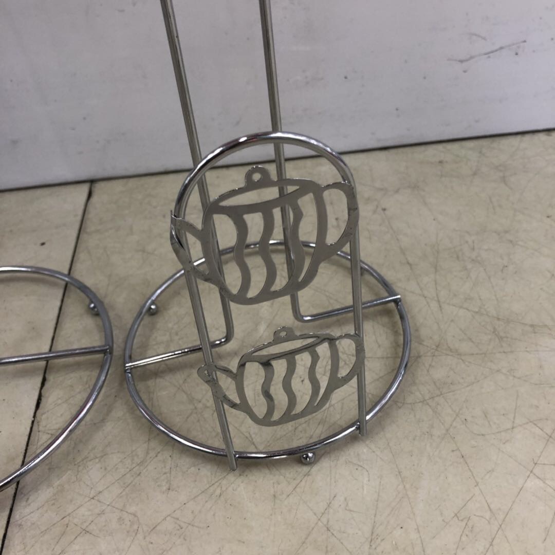 Vertical circular tissue rack, kitchen toilet paper storage rack Specification image