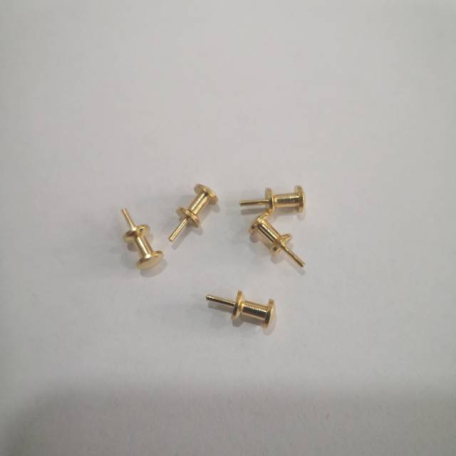 厂家直销环保铜配件耳堵耳扣diy材料耳环耳钉饰品配件